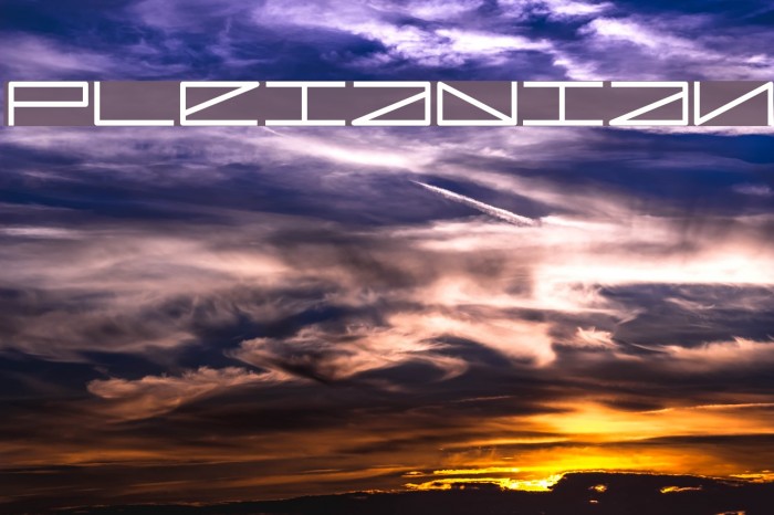 Pleiadian Font examples