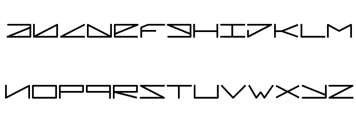 Pleiadian Font LOWERCASE