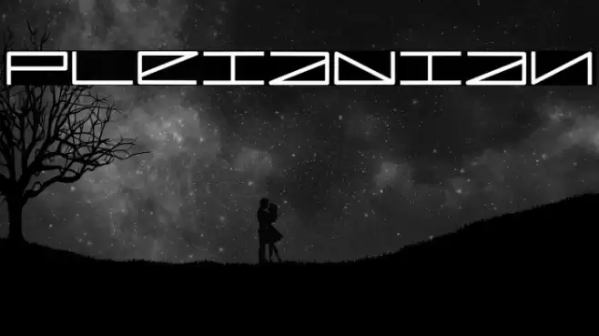 Pleiadian Font examples