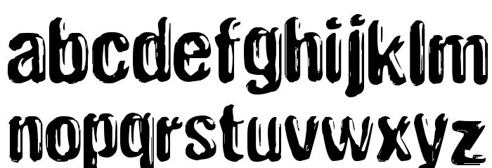 Plekkmees2 Font LOWERCASE
