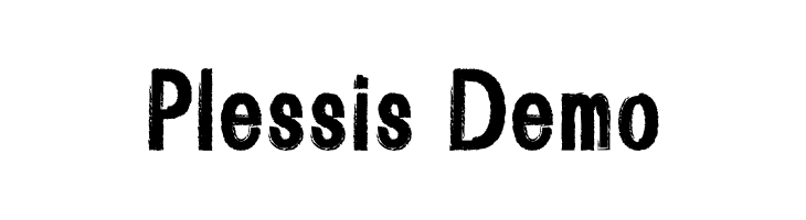 Plessis Demo  免费字体下载