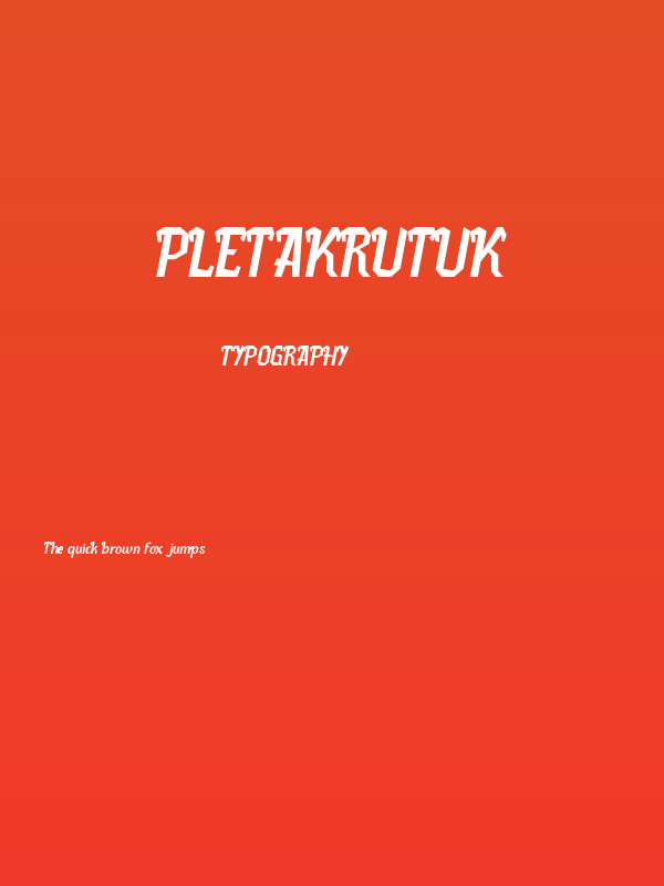 Pletakrutuk Poster