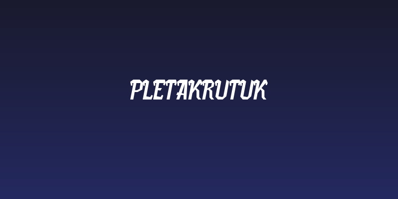 Pletakrutuk Social Header