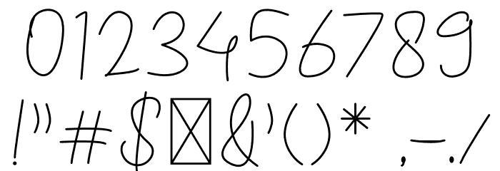 Pletoy Font OTHER CHARS