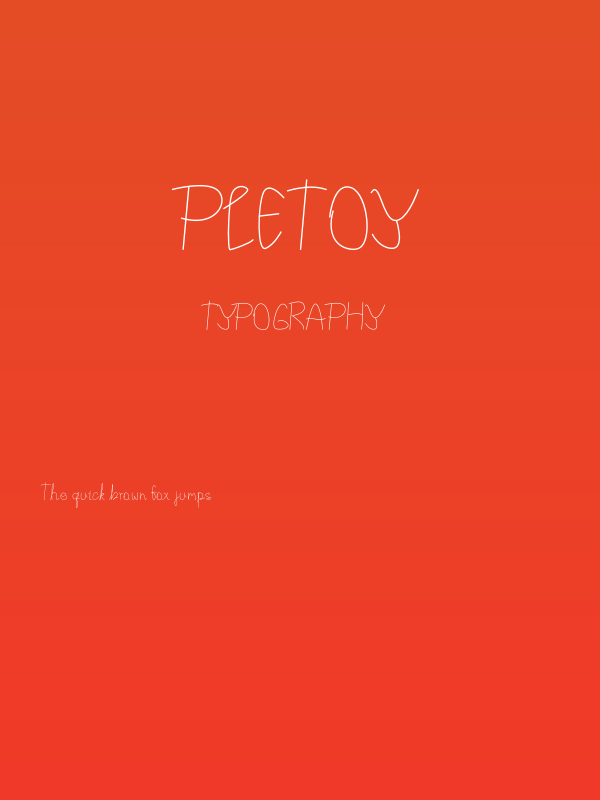 Pletoy Poster