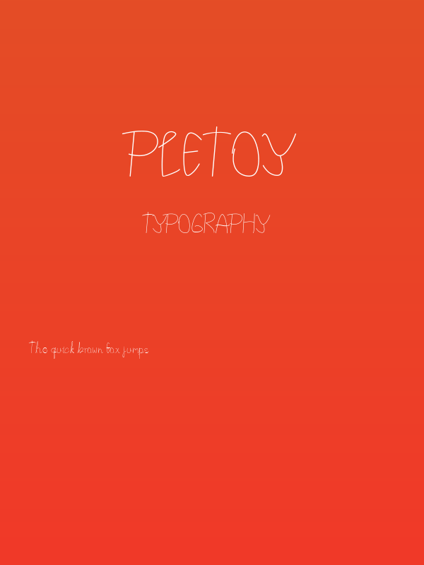 Pletoy Poster