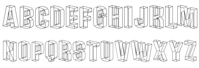 Plexifont BV Font LOWERCASE