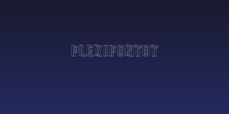 PlexifontOT Social Header