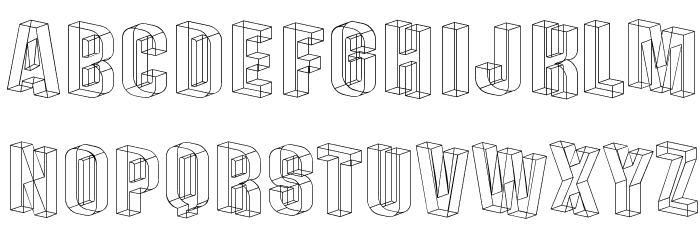Plexifont Font LOWERCASE