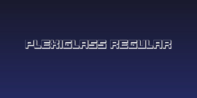Plexiglass Regular Social Header