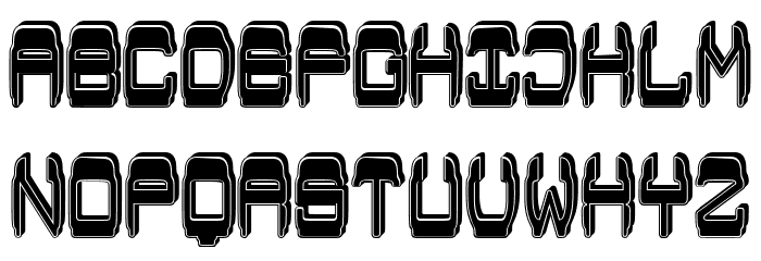 Pliez Filled Regular Font OTHER CHARS
