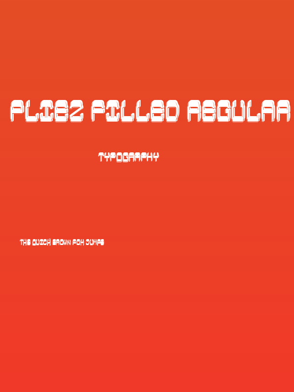 Pliez Filled Regular Poster