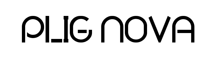 Plig nova  Скачать бесплатные шрифты