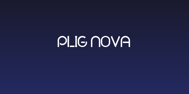 Plig nova Social Header
