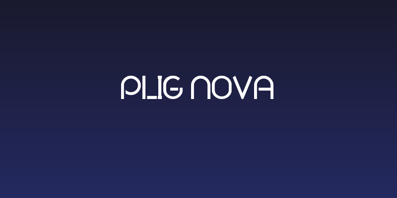 Plig nova Social Header