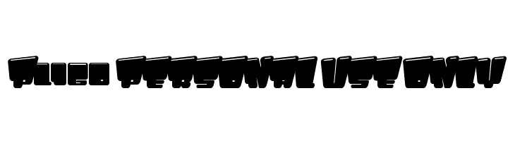 Pligo PERSONAL USE ONLY Font