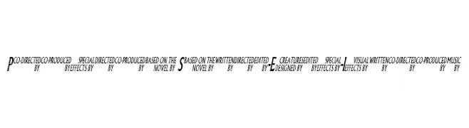 Pliskin Snake-Eyes-Italic  Frei Schriftart Herunterladen