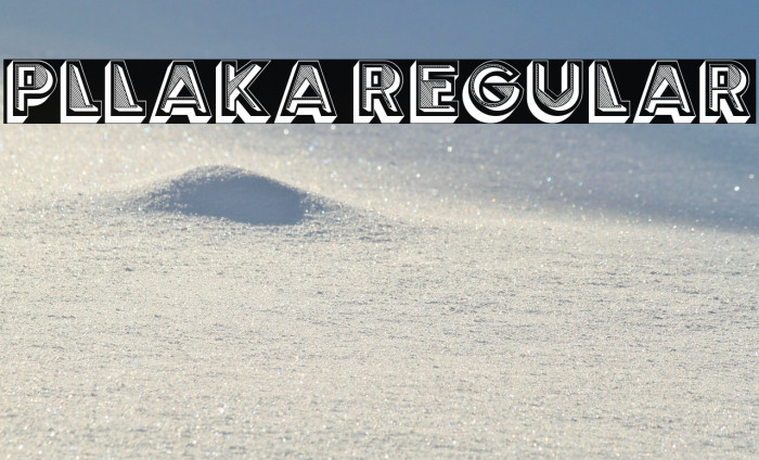 Pllaka Regular Example 1