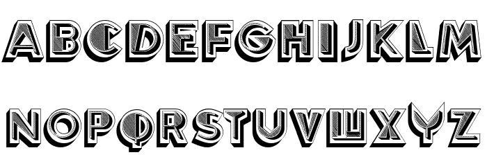 Pllaka Regular Font LOWERCASE