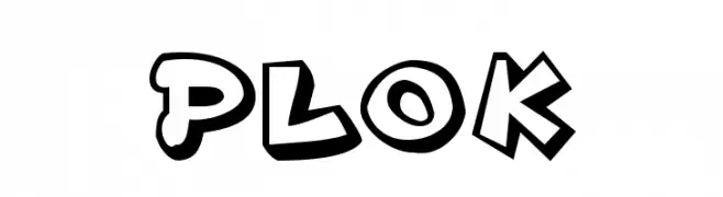 Plok  Frei Schriftart Herunterladen