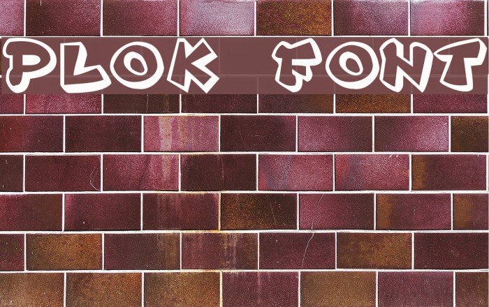 Plok Font examples