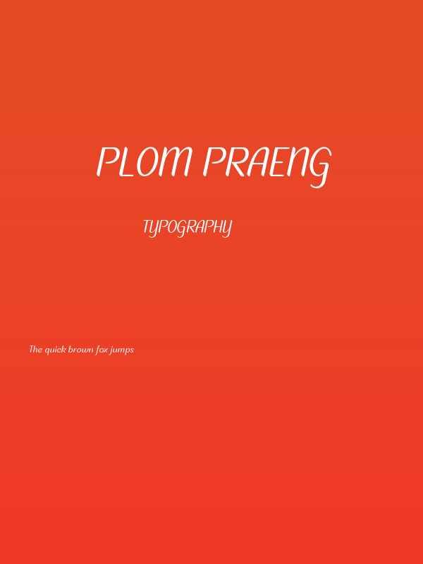 Plom Praeng Poster
