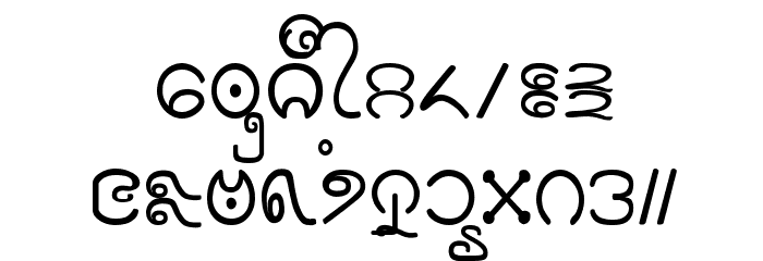 Plone Ware Shar_Mla Font LOWERCASE