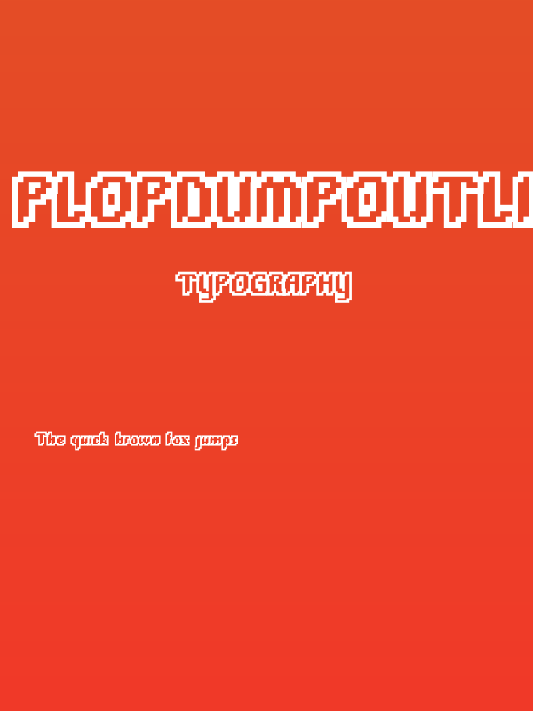 PlopDumpOutline Poster