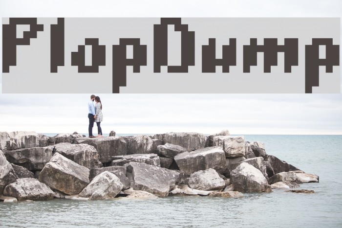 PlopDump Font examples