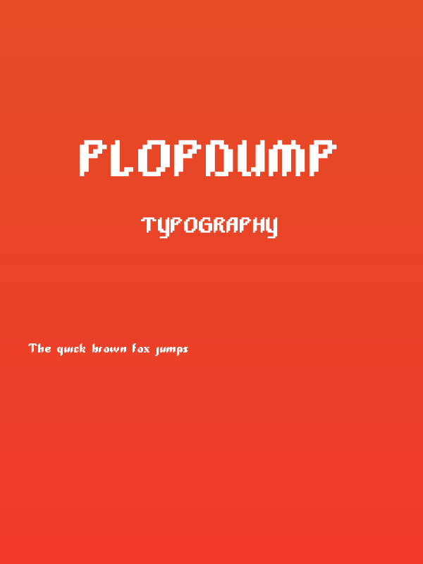 PlopDump Poster