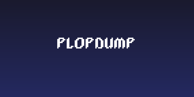 PlopDump Social Header