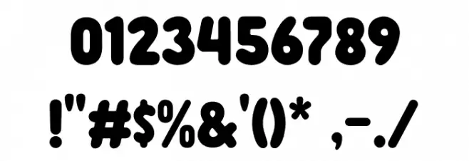 Plopin Font OTHER CHARS