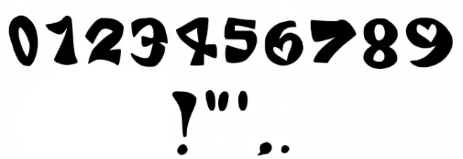 Ploxy_font Regular Font OTHER CHARS