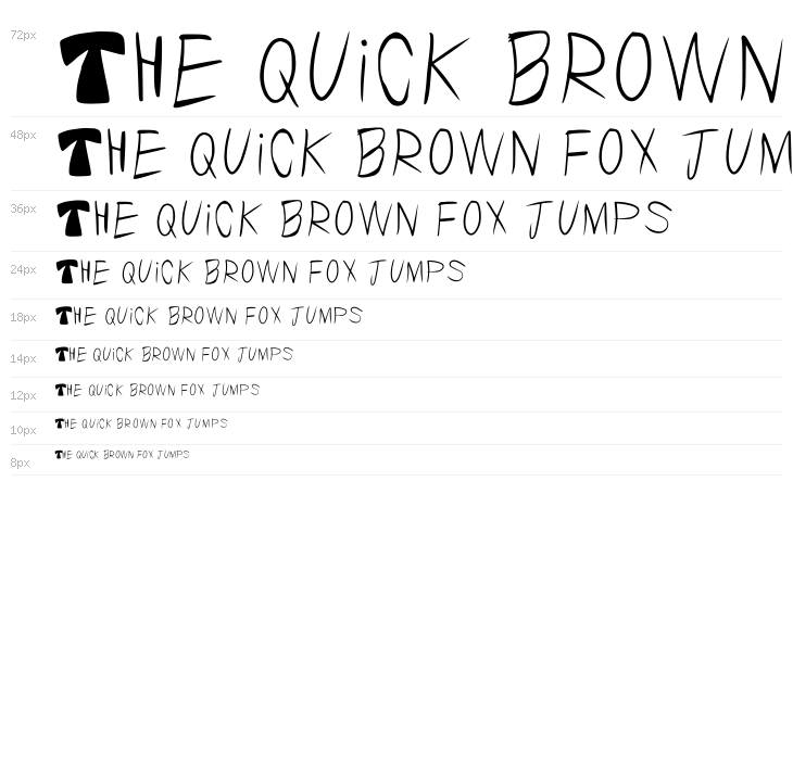 Ploxy_font Regular Waterfall