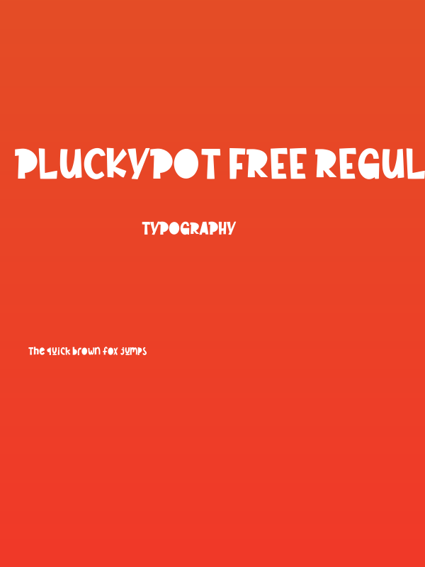 Pluckypot Free Regular Poster