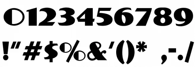 Plug Nickel NF Font OTHER CHARS