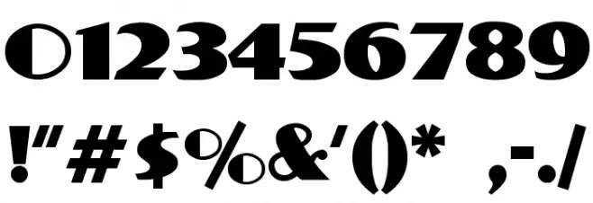 Plug-NickelBlack Font OTHER CHARS