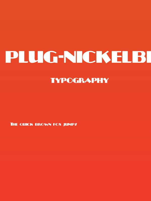 Plug-NickelBlack Poster