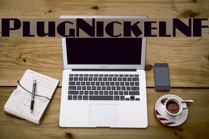PlugNickelNF Font examples