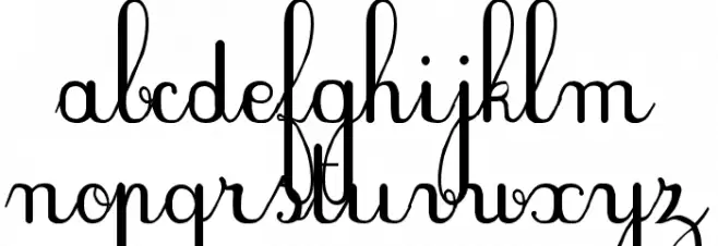 PlumBAE Font LOWERCASE