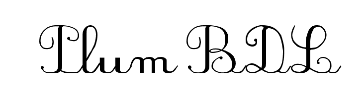 PlumBDL  Frei Schriftart Herunterladen
