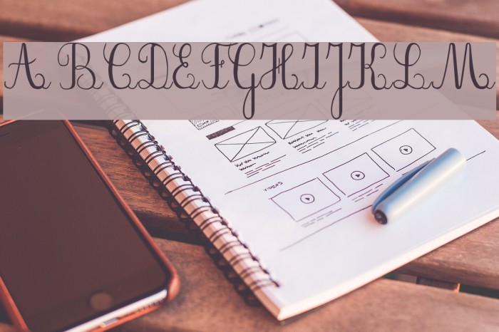 PlumNAE Font examples