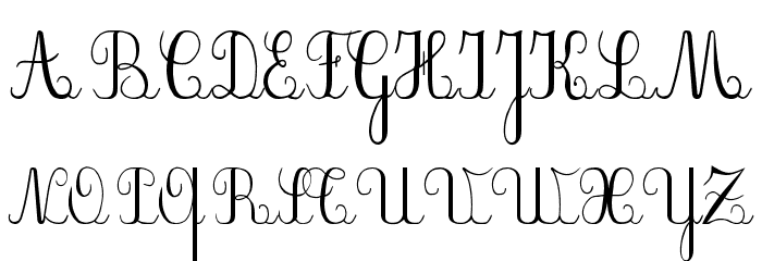 PlumNDE Schriftart Groß