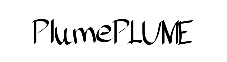 PlumePLUME  baixar fontes gratis