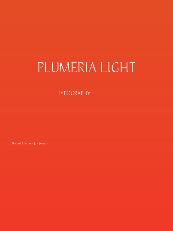 Plumeria Light Poster