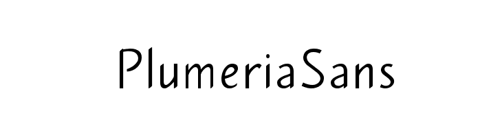 PlumeriaSans Font