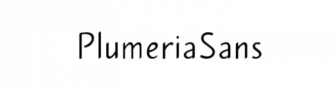 PlumeriaSans  Fuentes Gratis Descargar