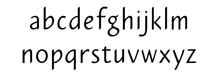 PlumeriaSans Font LOWERCASE