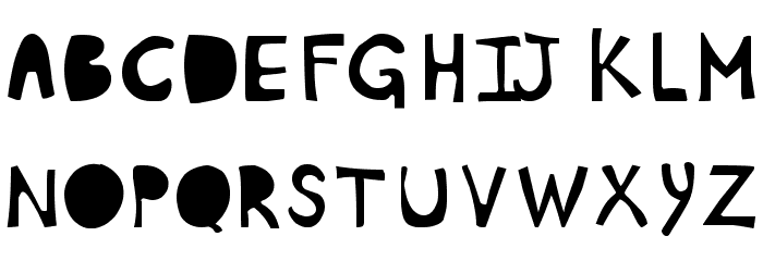 Plumon Schriftart Kleinbuchstaben