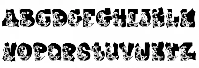 Plump Autumn Font LOWERCASE